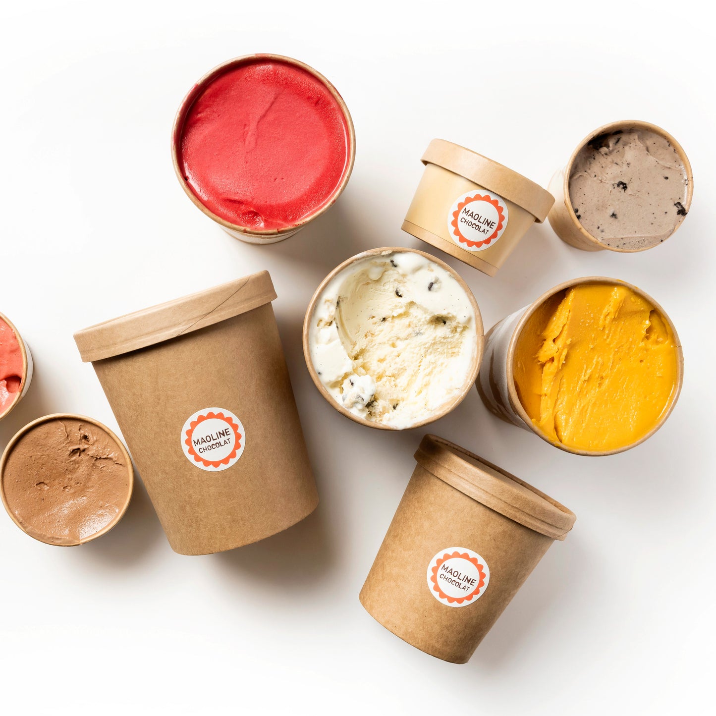 Glace artisanale en pot