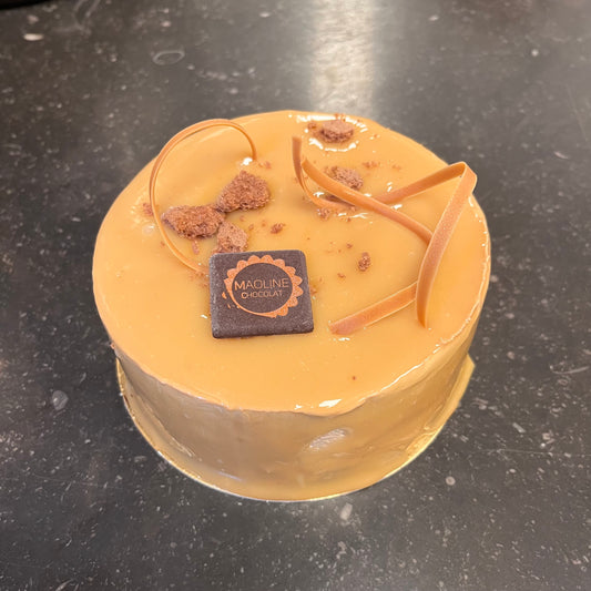 Gâteau Brownie crème brûlée